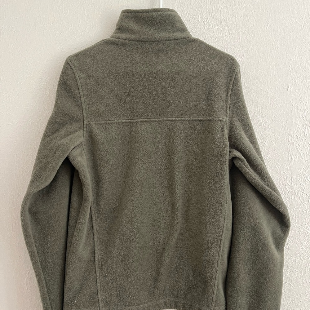 Columbia Olive Green Fleece Jacket - Picture 2 of 3